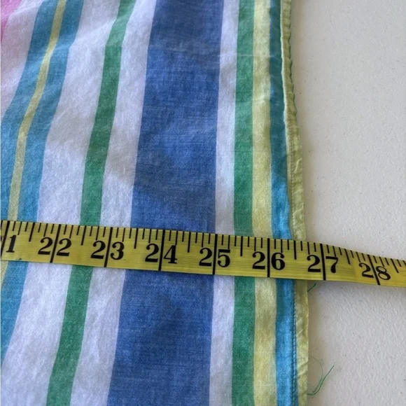 Talbots Cotton Beach Stripe Popover Size L Petite Vacation Coastal Grandmother‎ - Picture 13 of 13